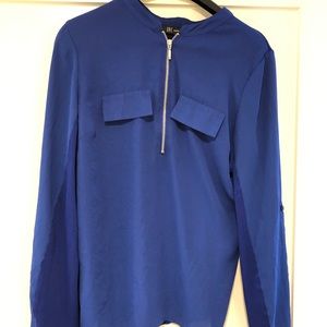Royal Blue Blouse